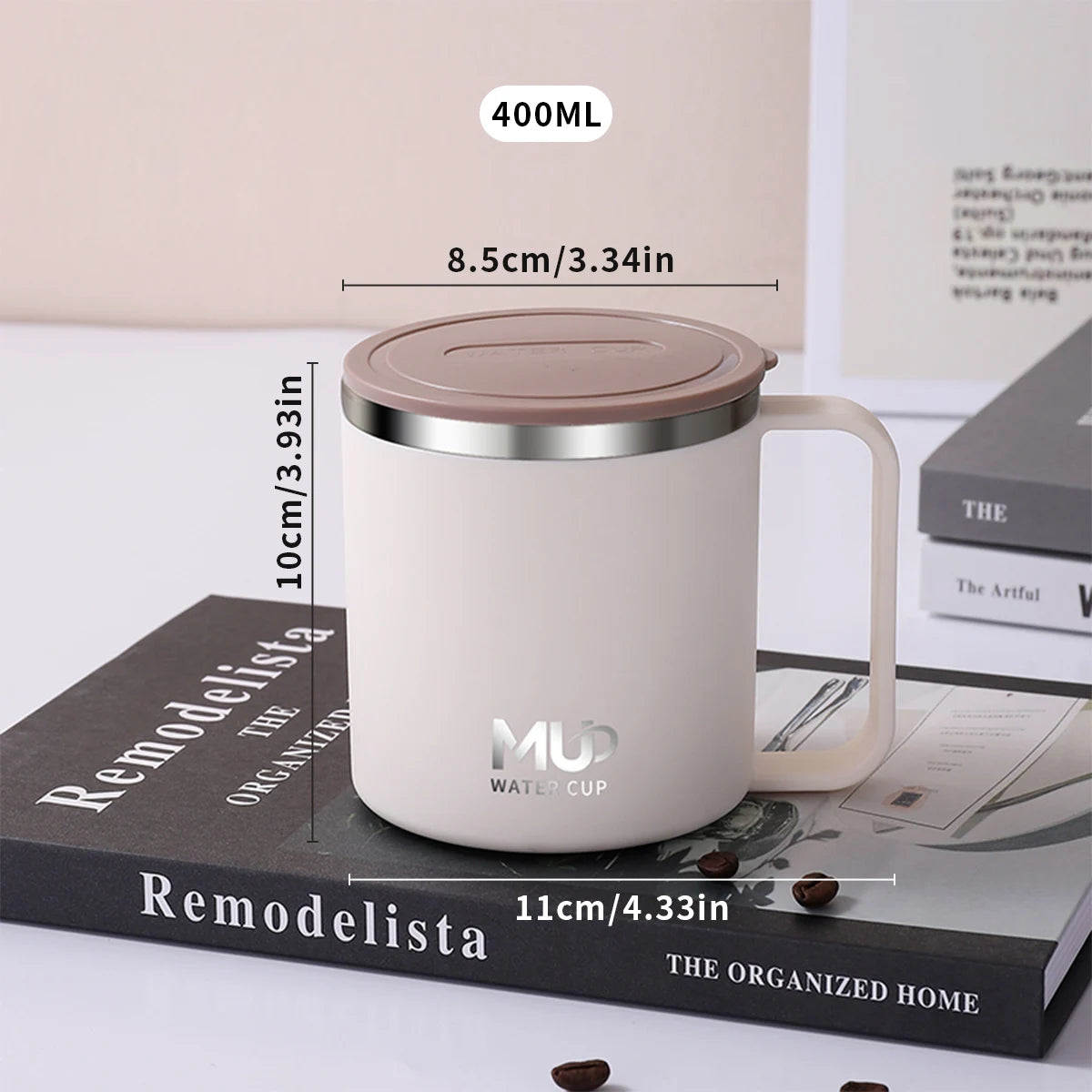 400ML Insulated Coffee Stainless Steel Coffee Cup Mug
