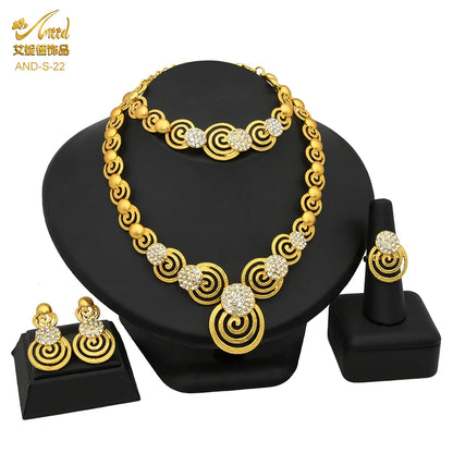 African Jewelry Big Necklace Jewelry Set