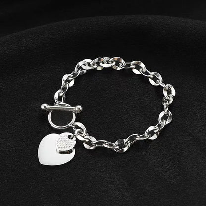 Stainless Steel Gold Starfish Moon Star Bracelet