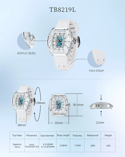 Quartz Swiss Movement Sapphire Crystal Waterproof Luminous Shock Watch