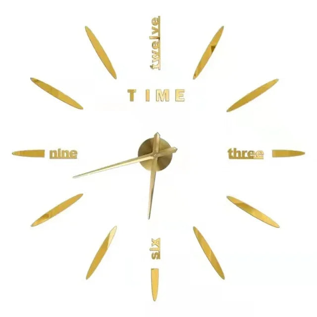Large 3D Wall Clock Luminous Classic Wall Clocks