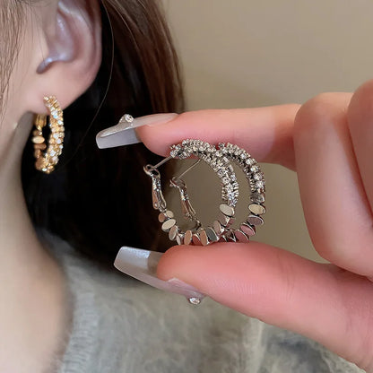 Luxury Big Round Hoop Earrings
