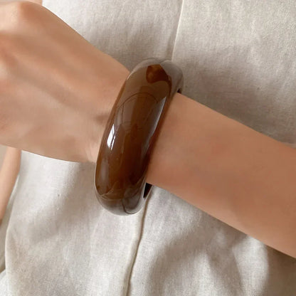 Geometric Irregular Chunky Wide Bracelet