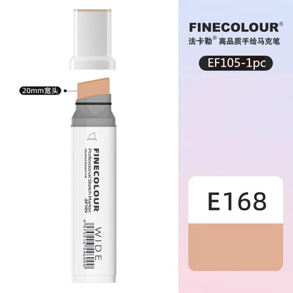 Finecolour 20mm Wide Markers Alcohol Line Sketching Art Markers Pen