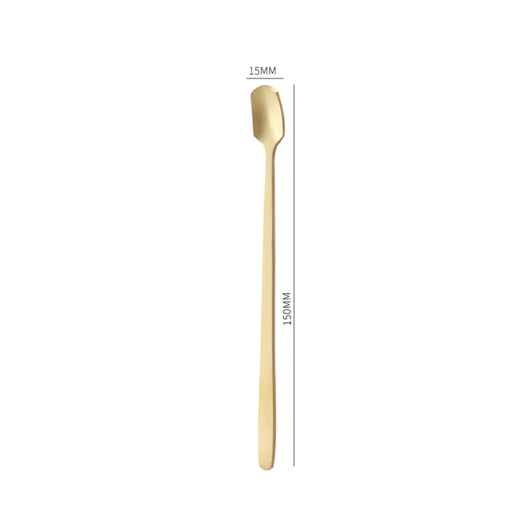 Kitchen Bar Tea Long-Handle Coffee Stirrers Milk Spoon