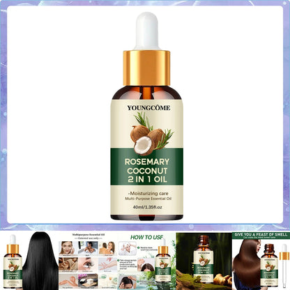 Rosemary Oil Hair Essential Coconut Oil Improve Hair