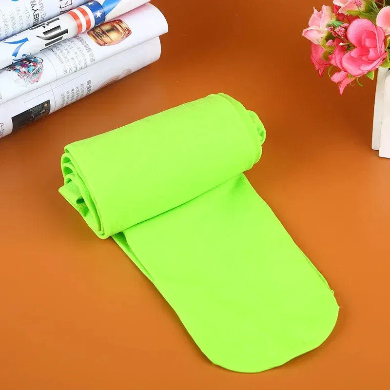 Red Pantyhose Stockings Slim Silk Socks