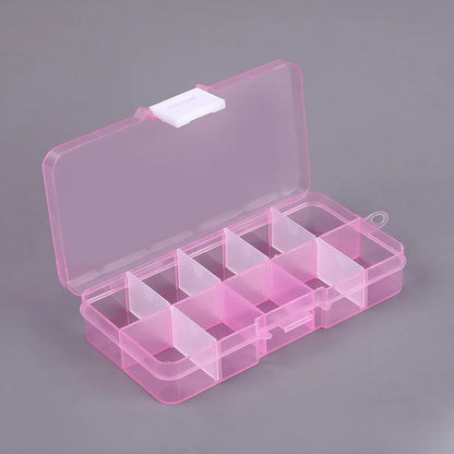 Nail Storage Box Plastic Desktop Drawer
