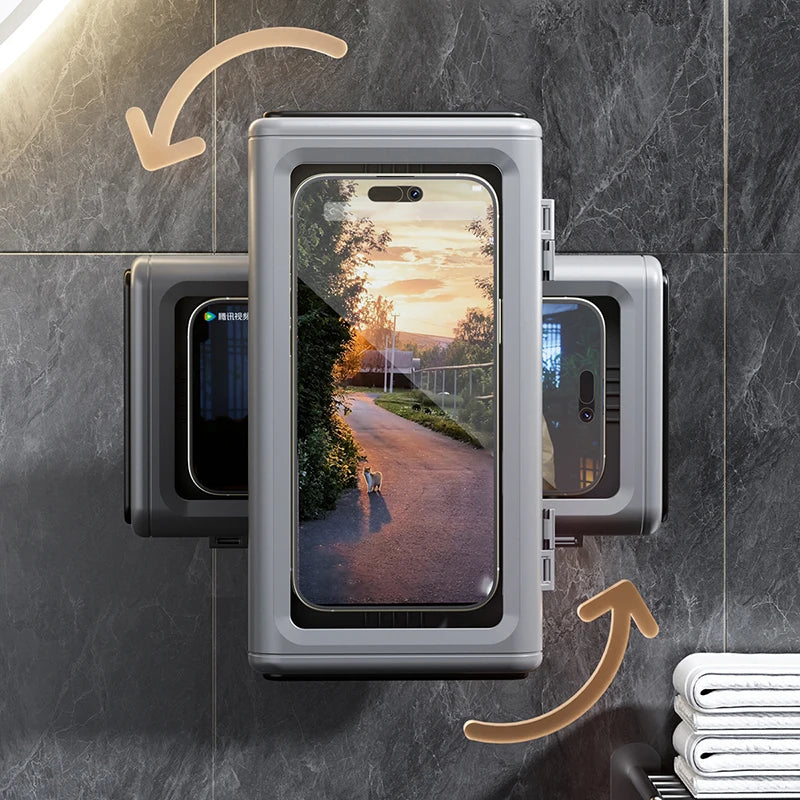 Waterproof Phone Holder for Bathroom Use Suitable for Watching Videos in the Shower
