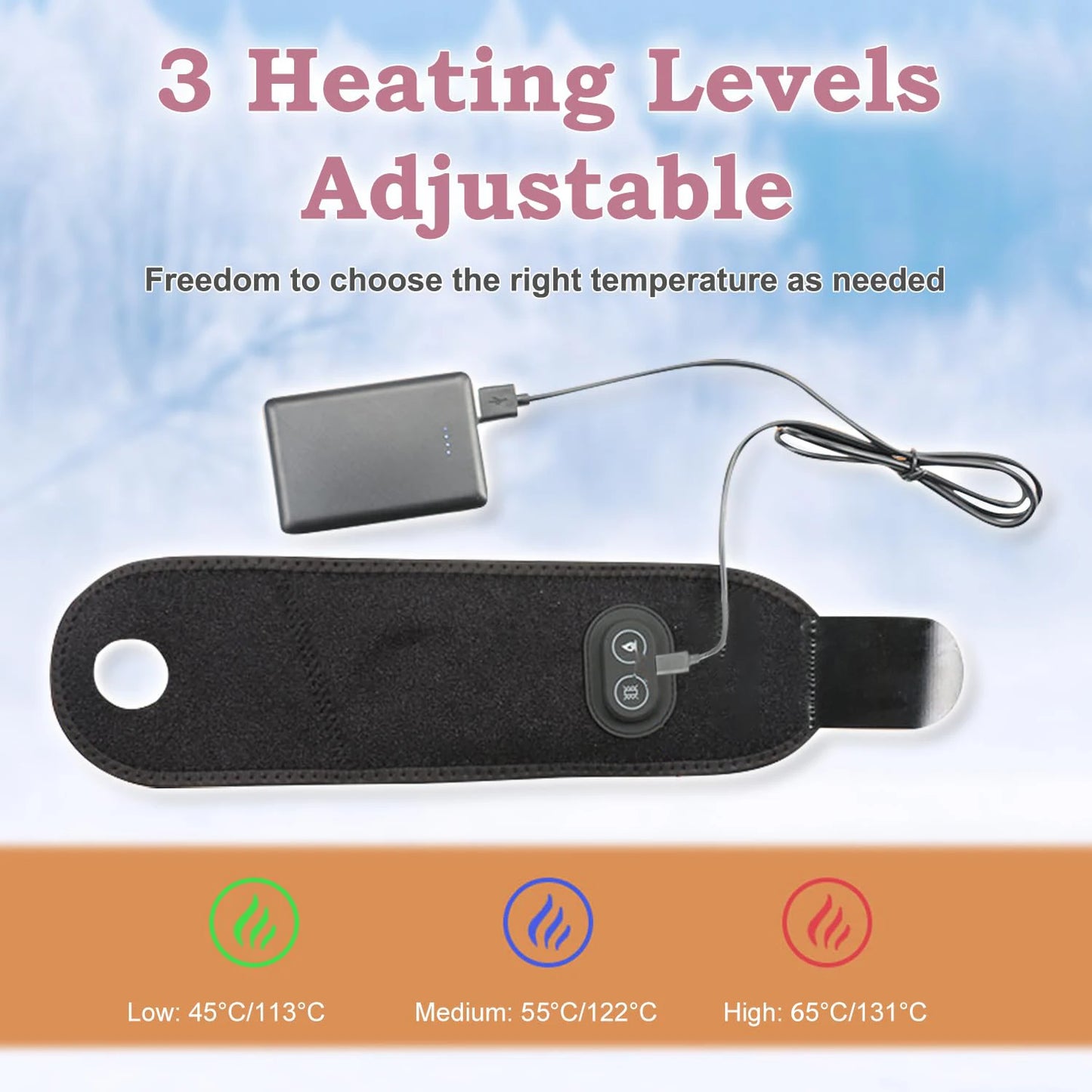 Electric Heated Wrist Joints Brace Heating Pad