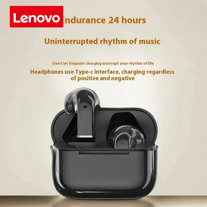 Lenovo Pro 5s Headphones Mini Portable Wireless Bluetooth Earphones Noise Reduction and Long Battery