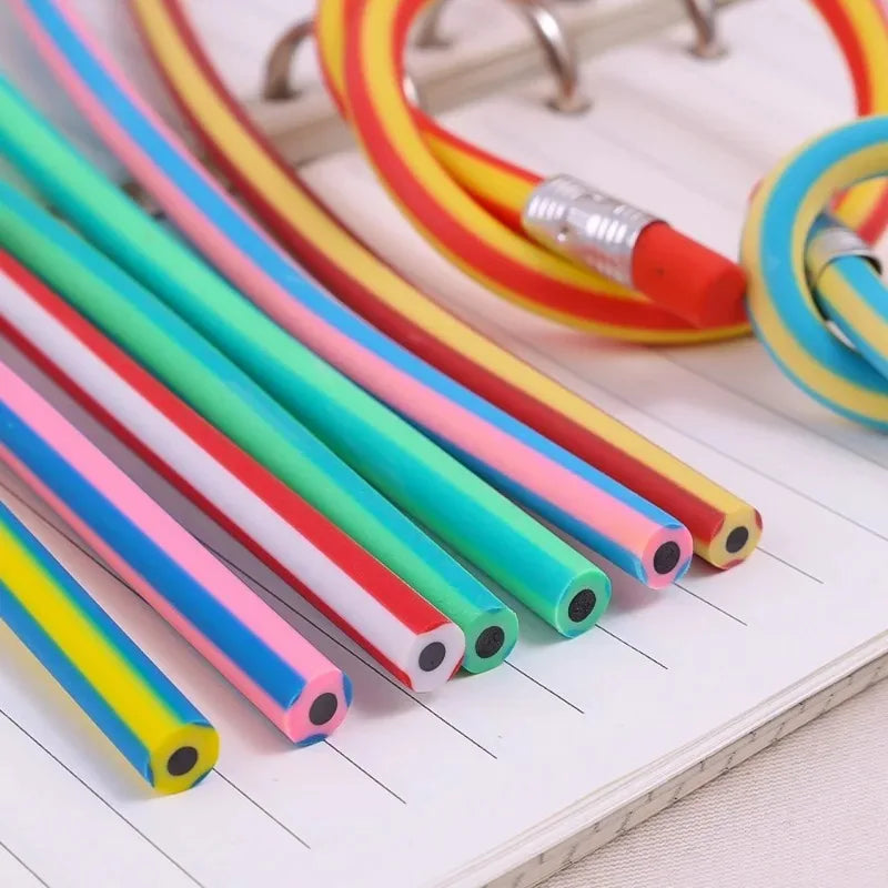 Colorful Magic Bendy Flexible Cute Soft Pencil with Eraser