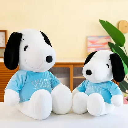 35cm Kawaii Snoopy Plush Toy White Dog Soft Pillow Stuffed Doll