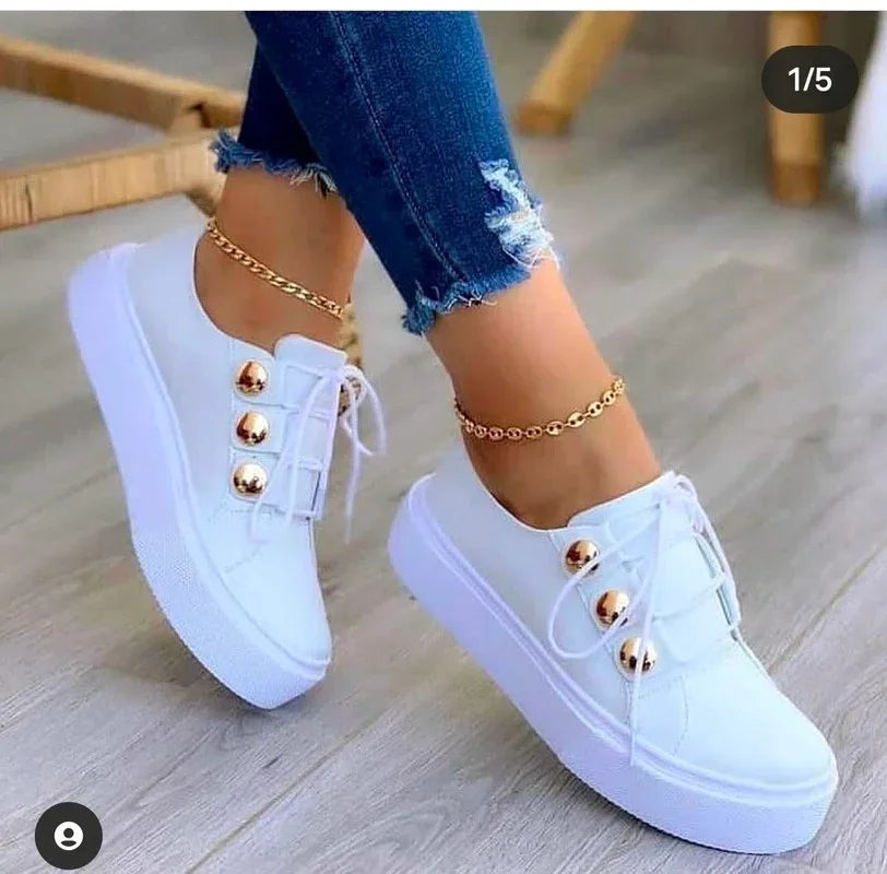 Casual Leather PU Vulcanize Sneakers