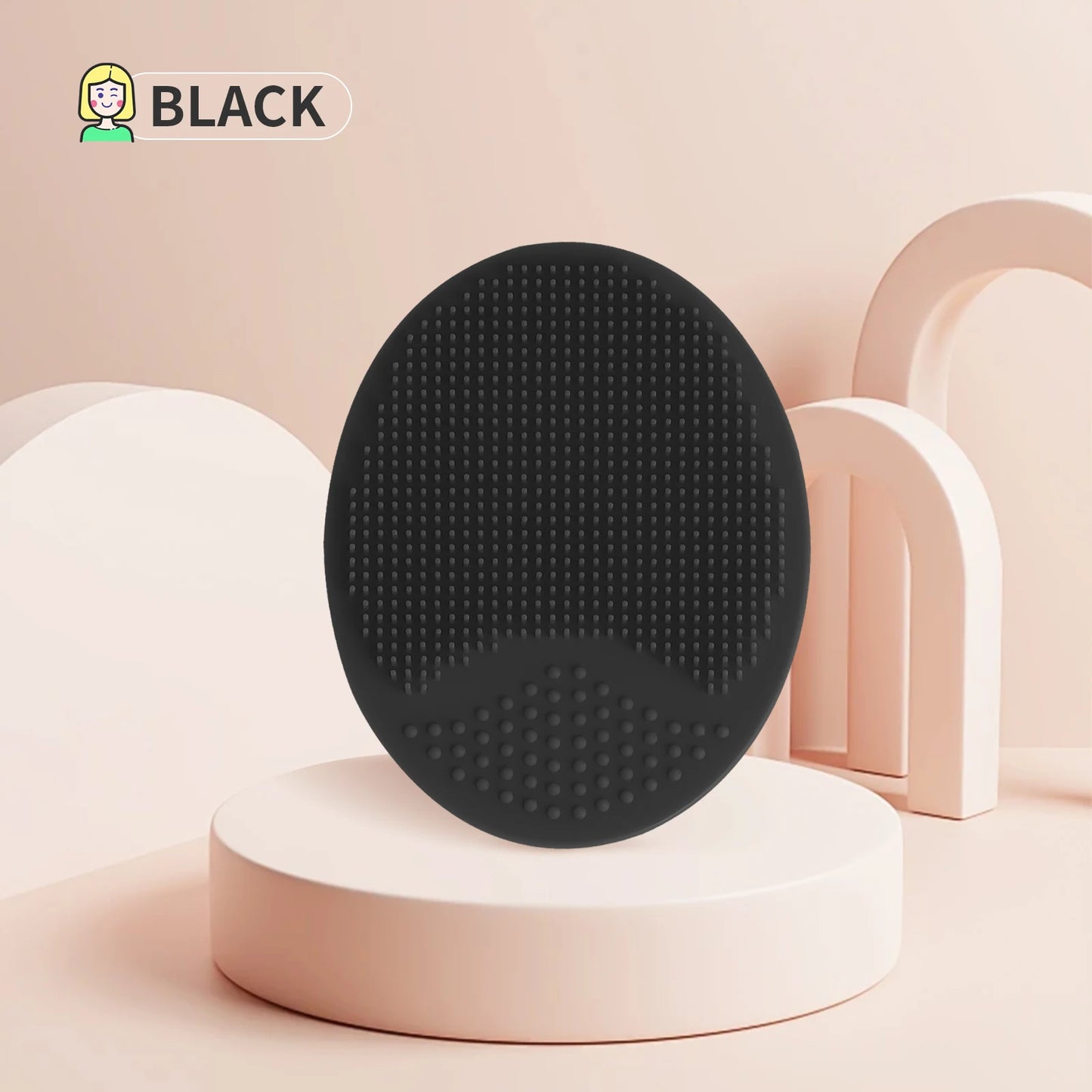 Wash a face to brush Silicone Cute Sucker mini Cleansing