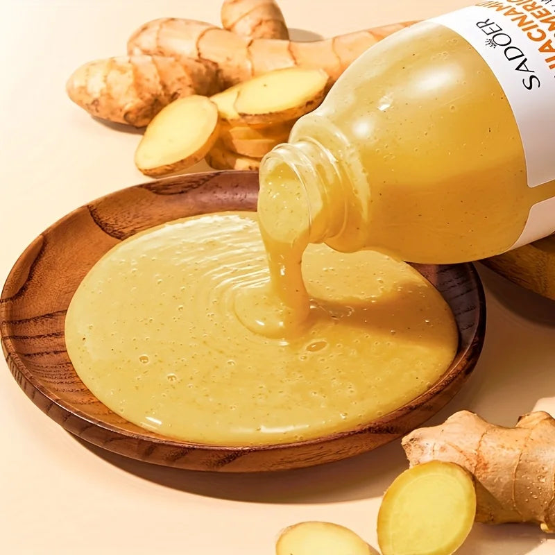 Gel de ducha exfoliante de cúrcuma para todo tipo de pieles.