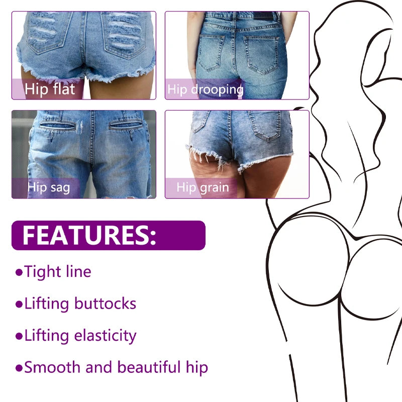 Sexy buttocks with large essential oil