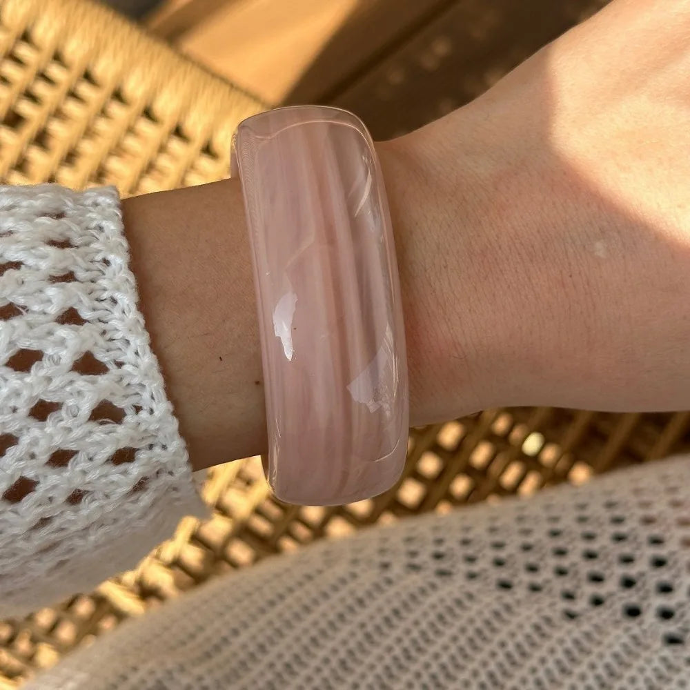 Resin Cuff Exaggerated Geometric Bracelet