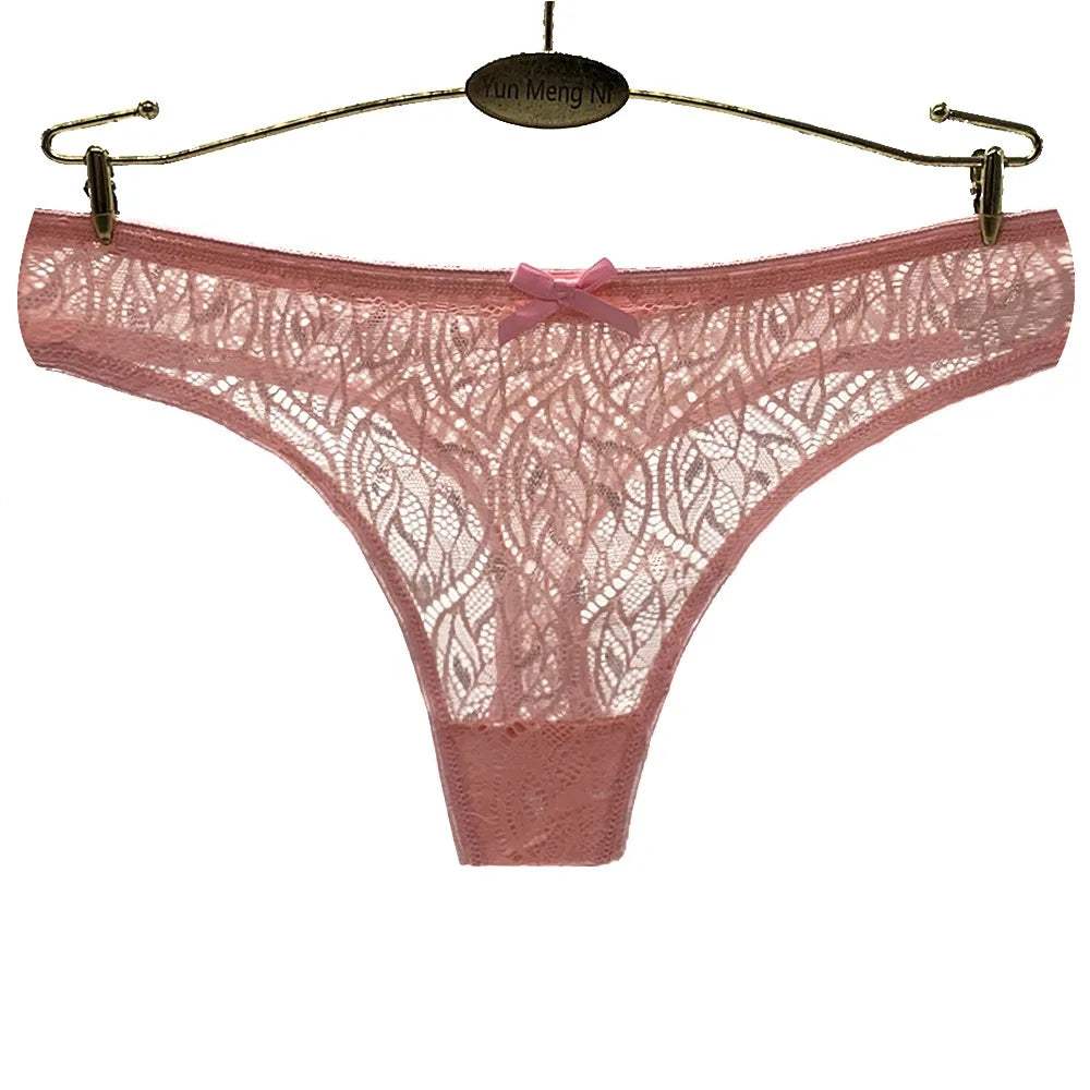 Sexy Lace Silk Underwear Cotton Crotch Lingerie