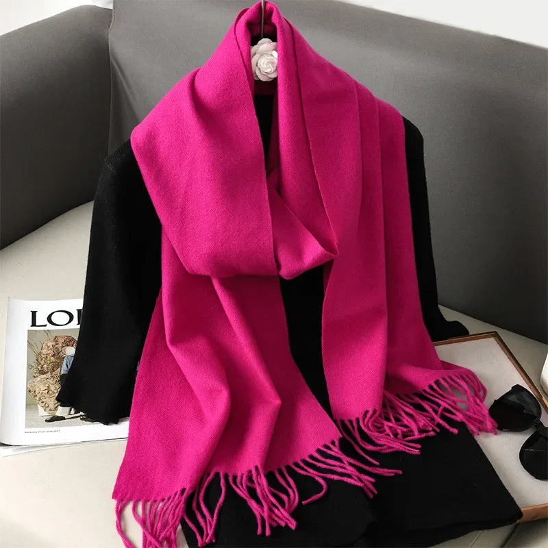 Scarf Warm Thicken Cashmere Shawl Scarves