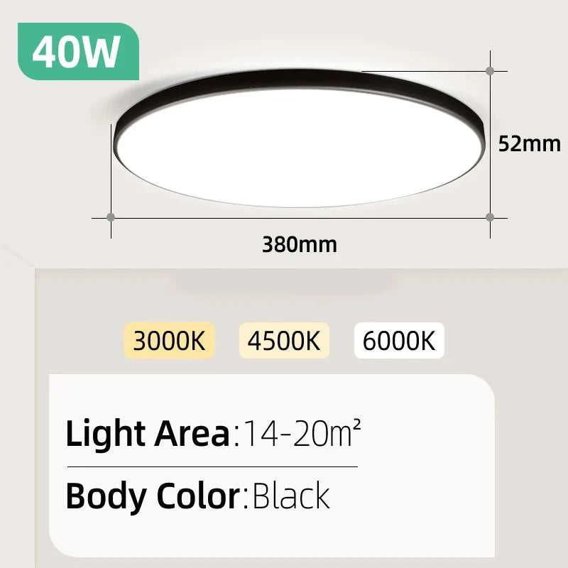 Led Ceiling Lamp Ultra Thin Panel Led Light
