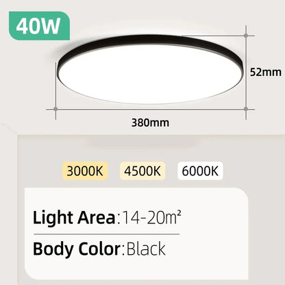 Led Ceiling Lamp Ultra Thin Panel Led Light