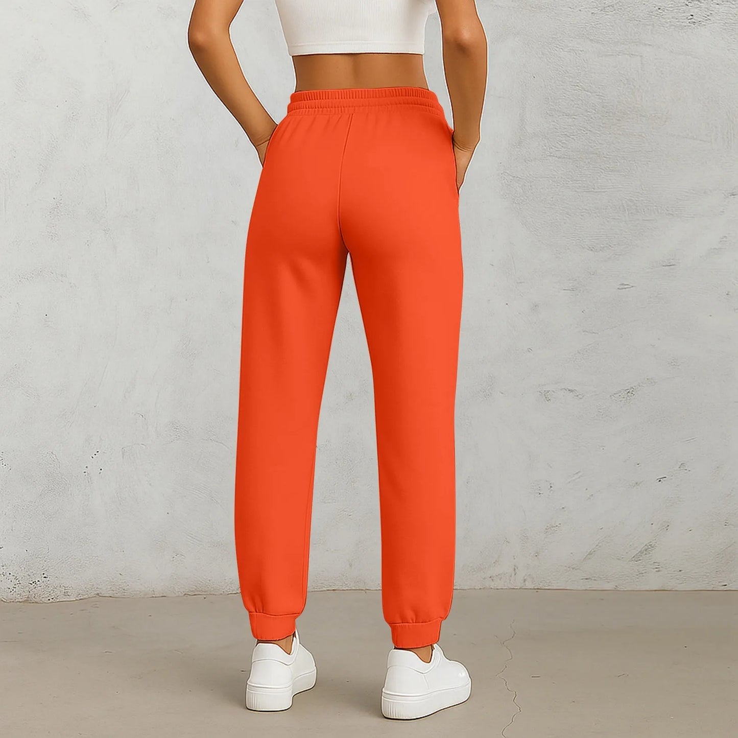 Straight Leg Elastic Waist Pants