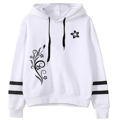 Outdoor Autumn Winter Hoodies Casual Stripe Sweatshirt Jogging