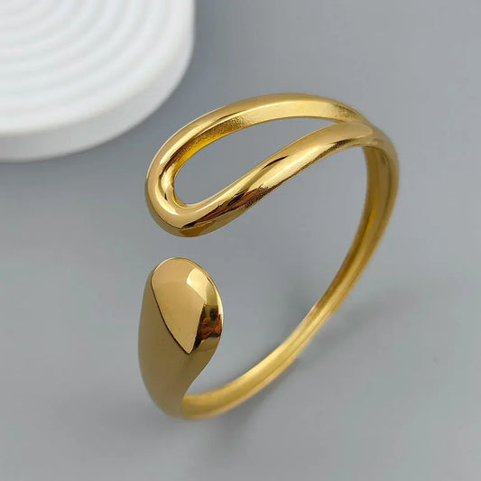 Stainless steel gold plated 18K bracelet