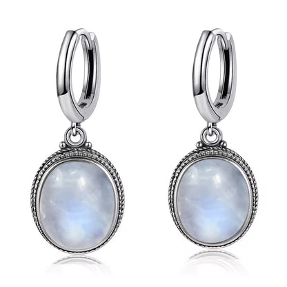 925 Sterling Silver Natural Labradorite Earrings
