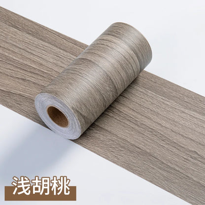 1 Roll Thickened Imitation Wood Grain Skirting