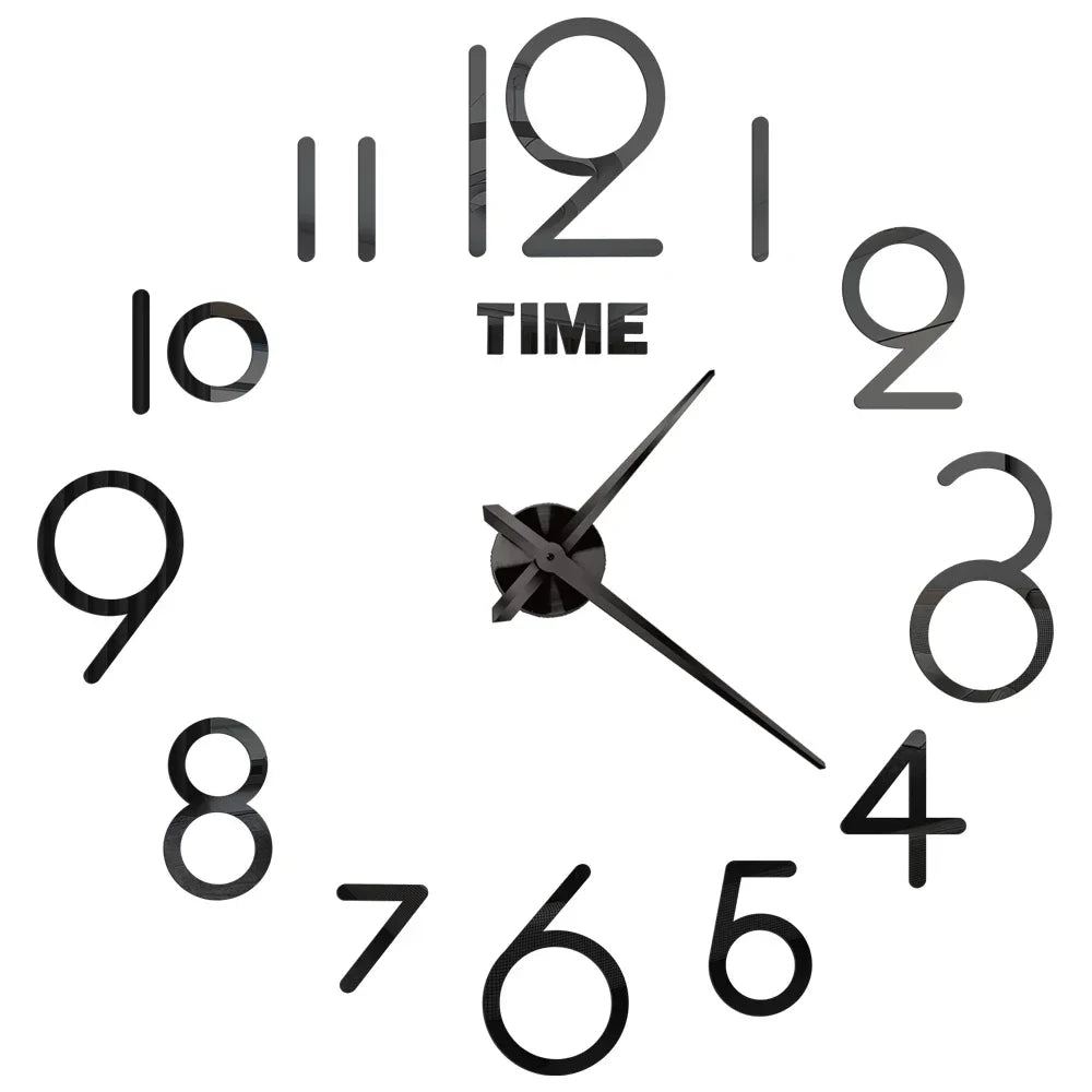 Large 3D Wall Clock Luminous Classic Wall Clocks