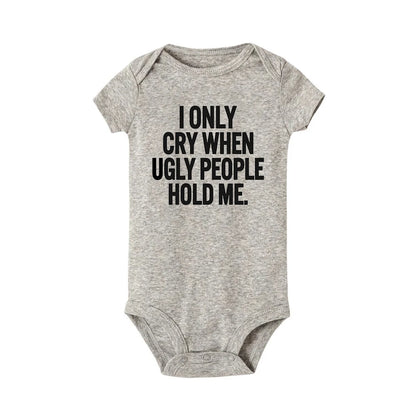 Funny Baby Bodysuits Jumpsuit Toddler Unisex Outfits