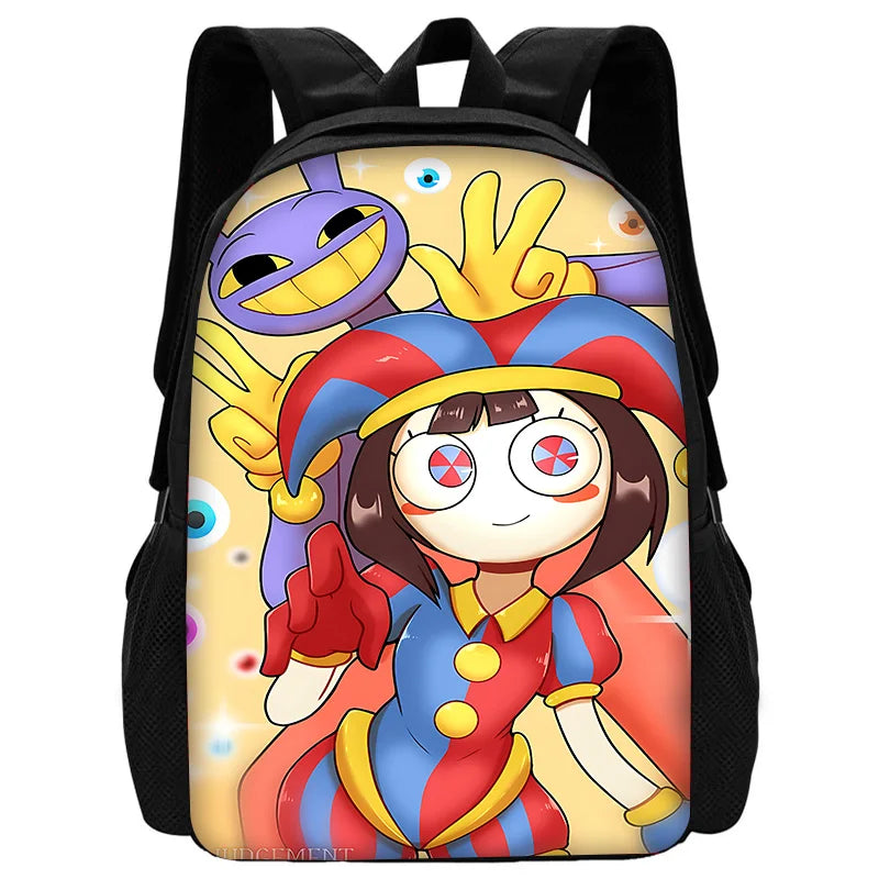 Cartoon A-AmazingS DigitalS Circus Child School Backpack Set