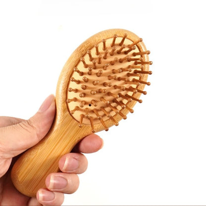Bamboo Mini Airbag Comb Anti Static Air Cushion Hair Brush