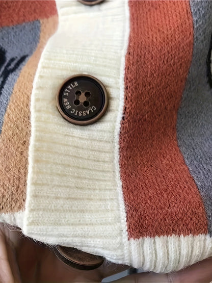 Autumn and Winter Knitted Sweaters Cartoon Cardigans Korean Style Jackets
