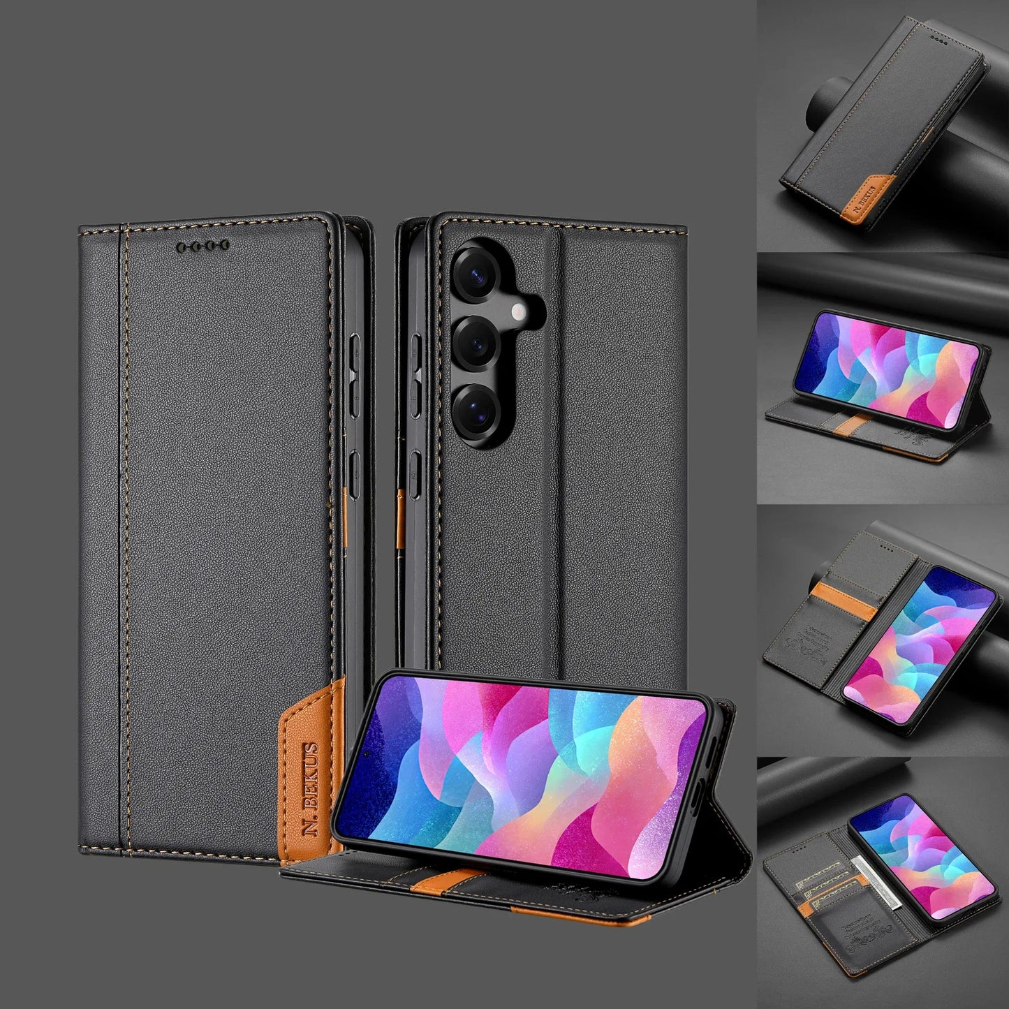 Magnetic Flip Leather Case Wallet Cover