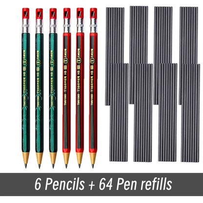 2.0mm Mechanical Pencils Set 2B Automatic Student Pencils