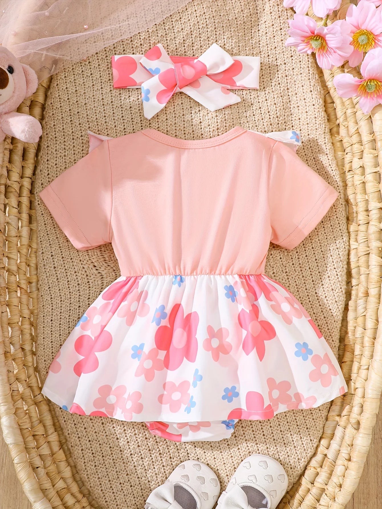 Two-Piece Set of Baby Girl Casual Dresses