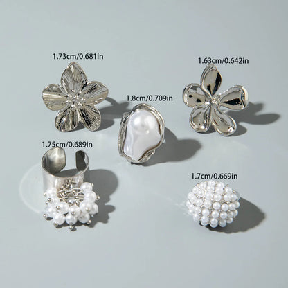 DANA Circle Geometry Opening Joint Rings Set