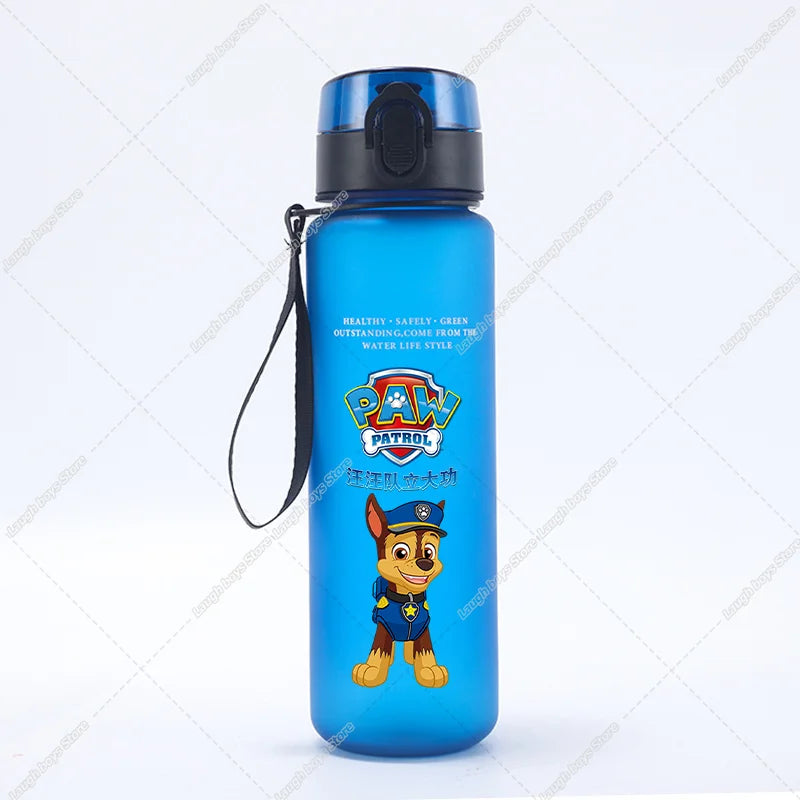650ML PAW Patrols Boys Water Bottle Cartoon Anime Leak Proof Sports Bottles