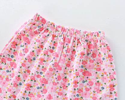 Girls Summer New Baby Sleeveless Cotton Set
