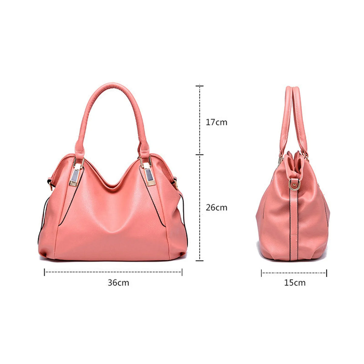 Soft Leather Handbag Classic Large Capacity Bags