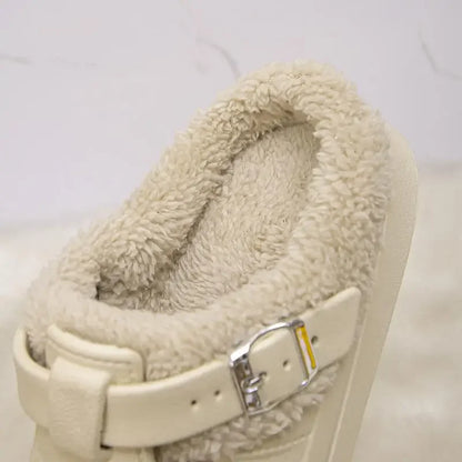 Waterproof Eva Furry Soft Thick Slippers