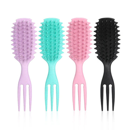 Cepillo definidor de rizos para cabello rizado