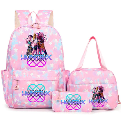 3Pcs/Set KPop Demon Hunter School Bags