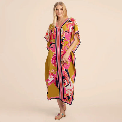 Kaftan Dress Over Size Beach Dress Cover Up