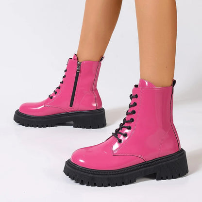 Sexy and Elegant in Winter Solid Color Casual Short Boots