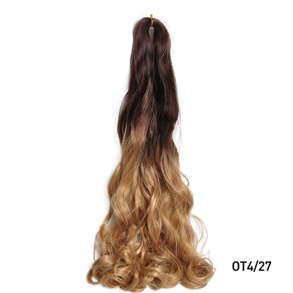 French Curls Braiding Hair 24Inch Hair Extensions