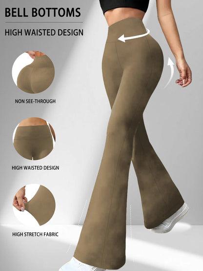 Super Soft Flare Pants High Waisted Yoga